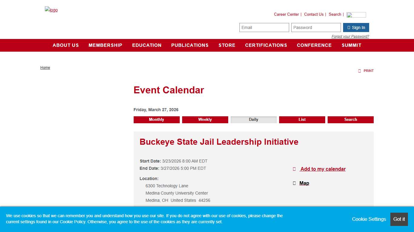 Buckeye State Jail Leadership Initiative